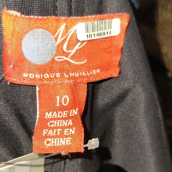 Monique Lhuillier Teal Strapless Evening Gown SZ 10 - Picture 7 of 7